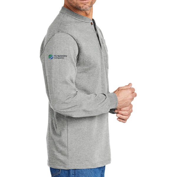   - Long Sleeve Henley T Shirt Thumbnail