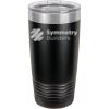 20 oz. Stainless Steel Tumbler w/Clear Lid Thumbnail